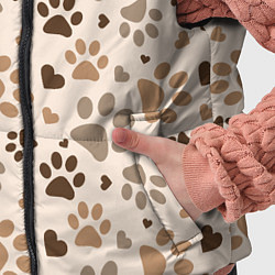 Детский жилет Следы питомцев, цвет: 3D-черный — фото 2