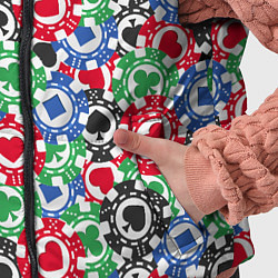 Детский жилет Фишки, Ставки, Покер, цвет: 3D-красный — фото 2