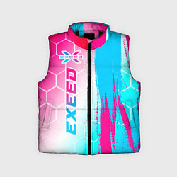 Детский жилет Exeed neon gradient style: по-вертикали