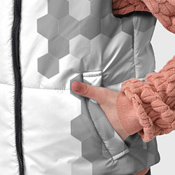 Детский жилет Among Us glitch на светлом фоне: по-вертикали, цвет: 3D-черный — фото 2