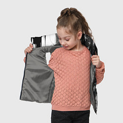 Детский жилет Кибернетический кицунэ, цвет: 3D-светло-серый — фото 2