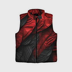 Детский жилет Red black texture