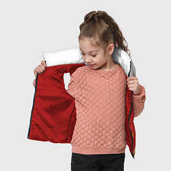 Детский жилет Символ Корфу - Греция, цвет: 3D-красный — фото 2