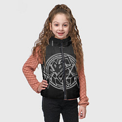 Детский жилет Touhou Project Эмблема Фландр Скарлет, цвет: 3D-черный — фото 2