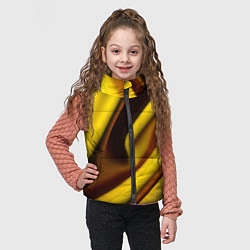 Детский жилет Желтая футболка, цвет: 3D-черный — фото 2