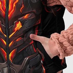 Детский жилет Огненный доспех рыцаря Elden Ring, цвет: 3D-светло-серый — фото 2