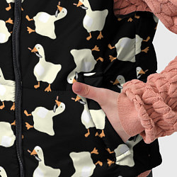 Детский жилет Паттерн с гусями, цвет: 3D-светло-серый — фото 2