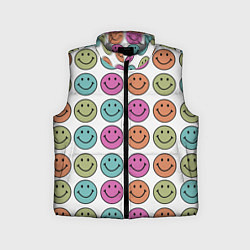 Детский жилет Smiley face, цвет: 3D-светло-серый