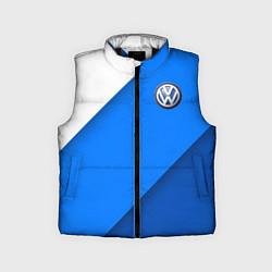 Детский жилет Volkswagen - голубые линии