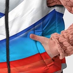 Детский жилет Российские флаги, цвет: 3D-светло-серый — фото 2