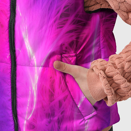 Детский жилет Pink abstract texture / 3D-Красный – фото 5