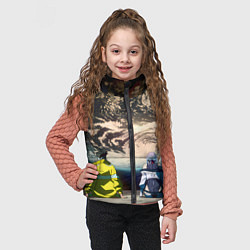 Детский жилет Cyberpunk Edgerunners Дэвид Люси, цвет: 3D-черный — фото 2