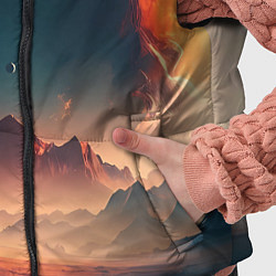 Детский жилет Планета в далеком космосе, цвет: 3D-красный — фото 2