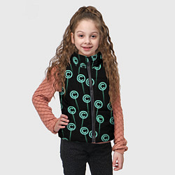 Детский жилет Эмблемы авторского права, цвет: 3D-черный — фото 2