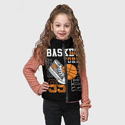Детский жилет Basketball New York, цвет: 3D-светло-серый — фото 2