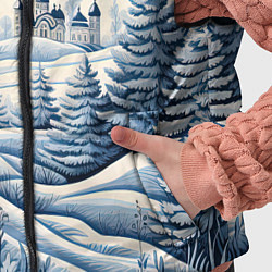 Детский жилет Зимняя сказка 2024, цвет: 3D-светло-серый — фото 2