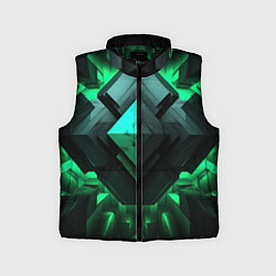 Детский жилет Абстрактное ощущение зелени