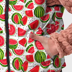 Детский жилет Нарезанный арбуз, цвет: 3D-светло-серый — фото 2