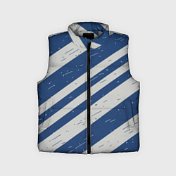 Детский жилет Сине-белый шик