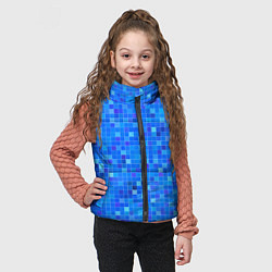 Детский жилет Голубая мозаика, цвет: 3D-красный — фото 2
