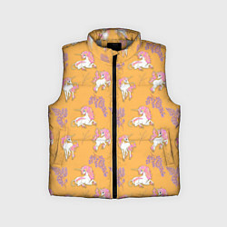 Детский жилет Единорог цветная грива