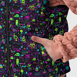 Детский жилет Принт в стиле киберпанк, цвет: 3D-черный — фото 2