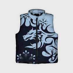 Детский жилет Дракон со снежинками