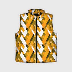 Детский жилет White and yellow shapes