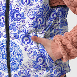 Детский жилет Новогодняя гжель роспись, цвет: 3D-черный — фото 2