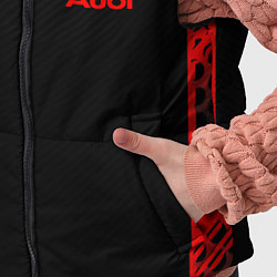 Детский жилет Audi sport geometry, цвет: 3D-красный — фото 2