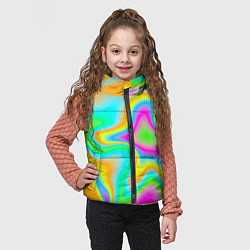 Детский жилет Цветная карта теплоты, цвет: 3D-красный — фото 2