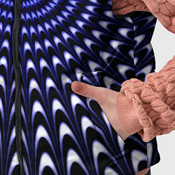 Детский жилет Оптическая иллюзия текстура, цвет: 3D-красный — фото 2