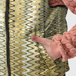 Детский жилет Золотистый волнистый, цвет: 3D-светло-серый — фото 2