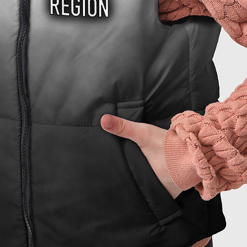 Детский жилет 15 регион на спине / 3D-Красный – фото 5