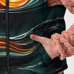 Детский жилет Вязкая объемная текстура, цвет: 3D-черный — фото 2