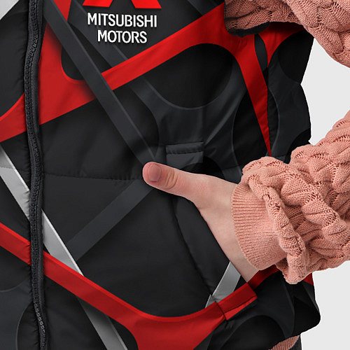 Детский жилет Mitsubishi - texture / 3D-Красный – фото 5
