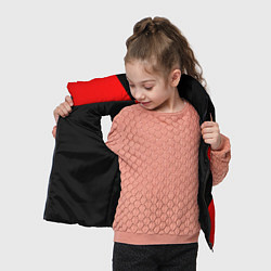 Детский жилет Inter geometry red sport, цвет: 3D-черный — фото 2