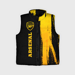 Детский жилет Arsenal - gold gradient по-вертикали