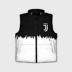 Детский жилет Juventus белый огонь текстура, цвет: 3D-светло-серый