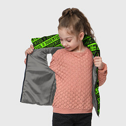 Детский жилет Juventus green pattern sport, цвет: 3D-светло-серый — фото 2
