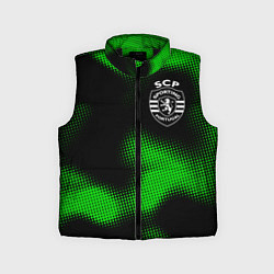 Детский жилет Sporting sport halftone, цвет: 3D-черный