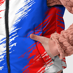 Детский жилет Триколор штрихи красок, цвет: 3D-черный — фото 2