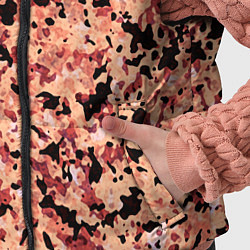 Детский жилет Абстракция персиковый пятнистый, цвет: 3D-черный — фото 2