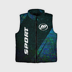 Детский жилет Lifan sport glitch blue