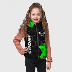 Детский жилет Genesis green sport hexagon, цвет: 3D-черный — фото 2