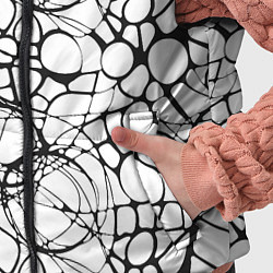 Детский жилет Абстрактный нейрографический узор, цвет: 3D-черный — фото 2