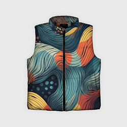 Детский жилет Волны линиями