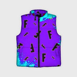 Детский жилет Fortnite neon steel colors epic, цвет: 3D-красный