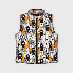 Детский жилет Кошачьи лапы