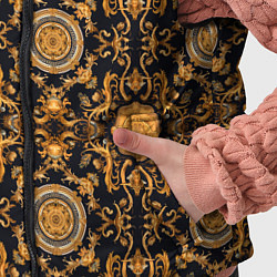 Детский жилет Золоте классические узоры паттерн из ткани, цвет: 3D-красный — фото 2